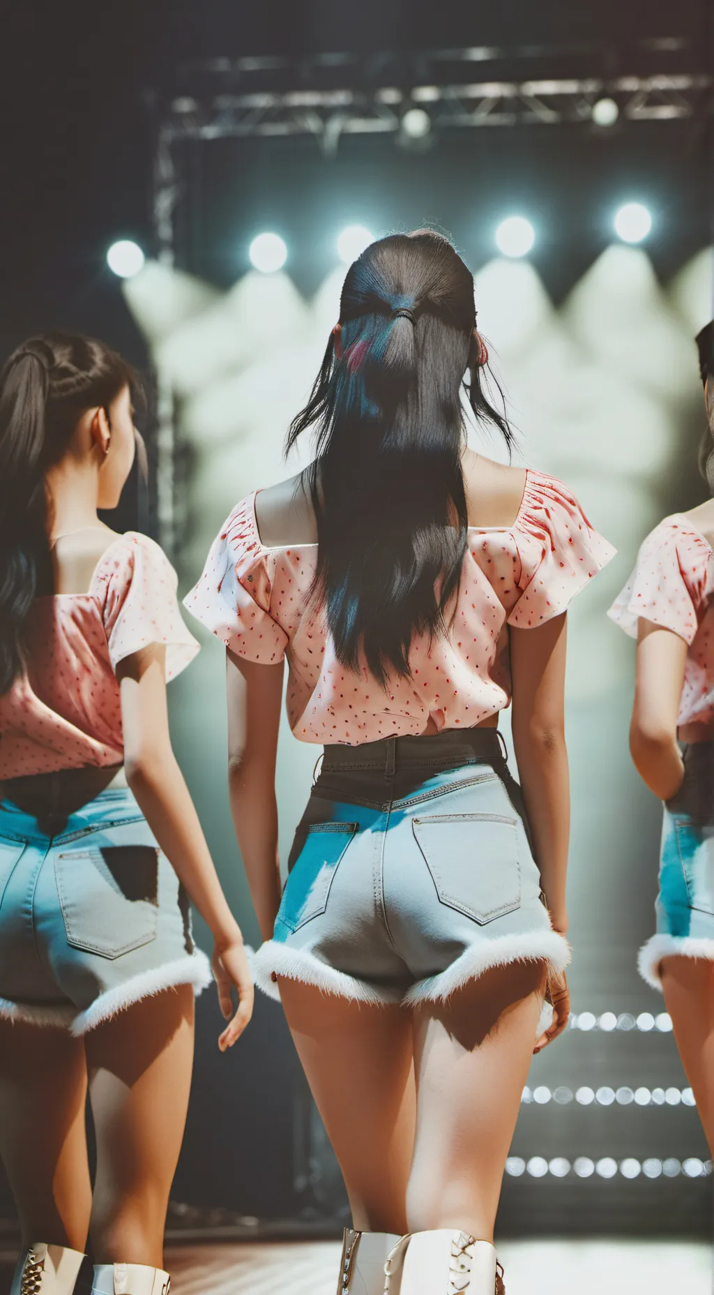 ai character: Dance group baemon background