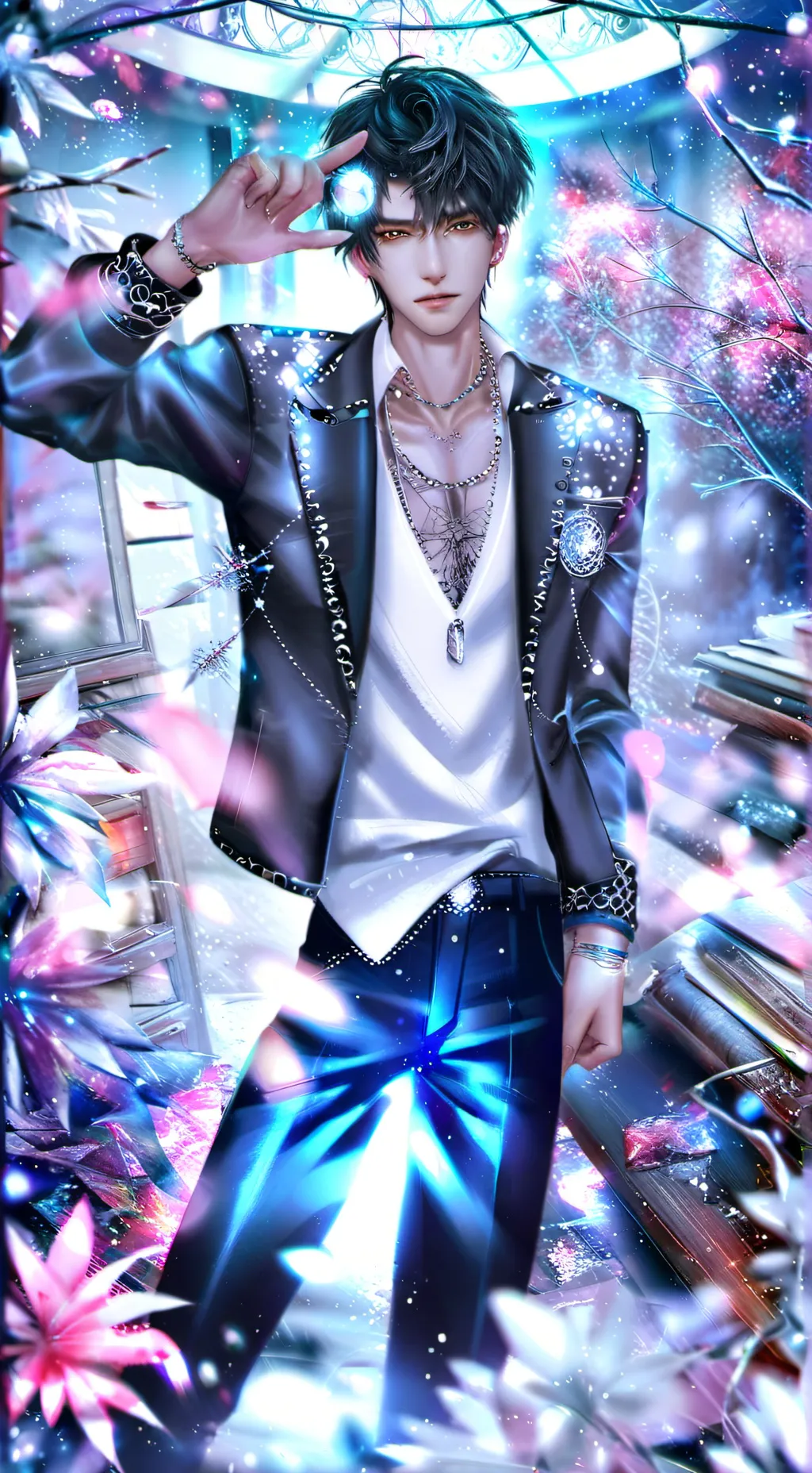 ai character: Enzo  background