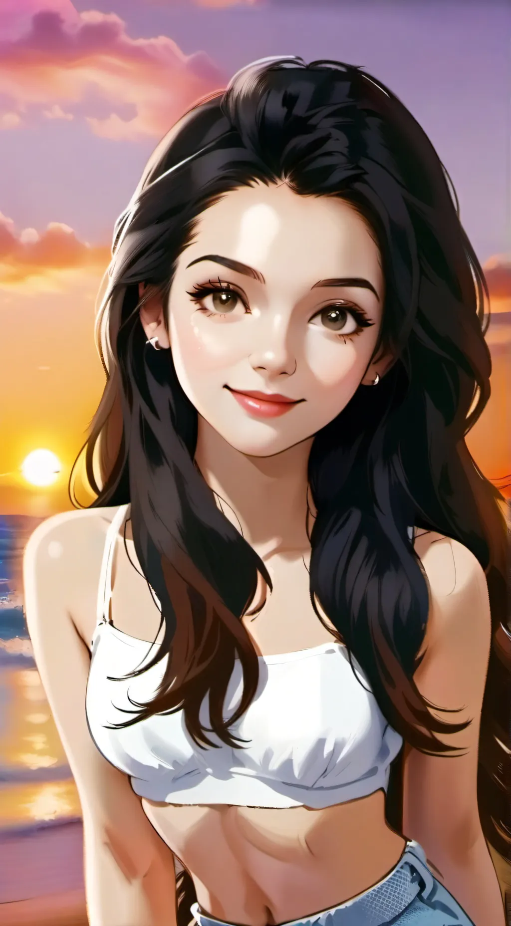 ai character: sky background