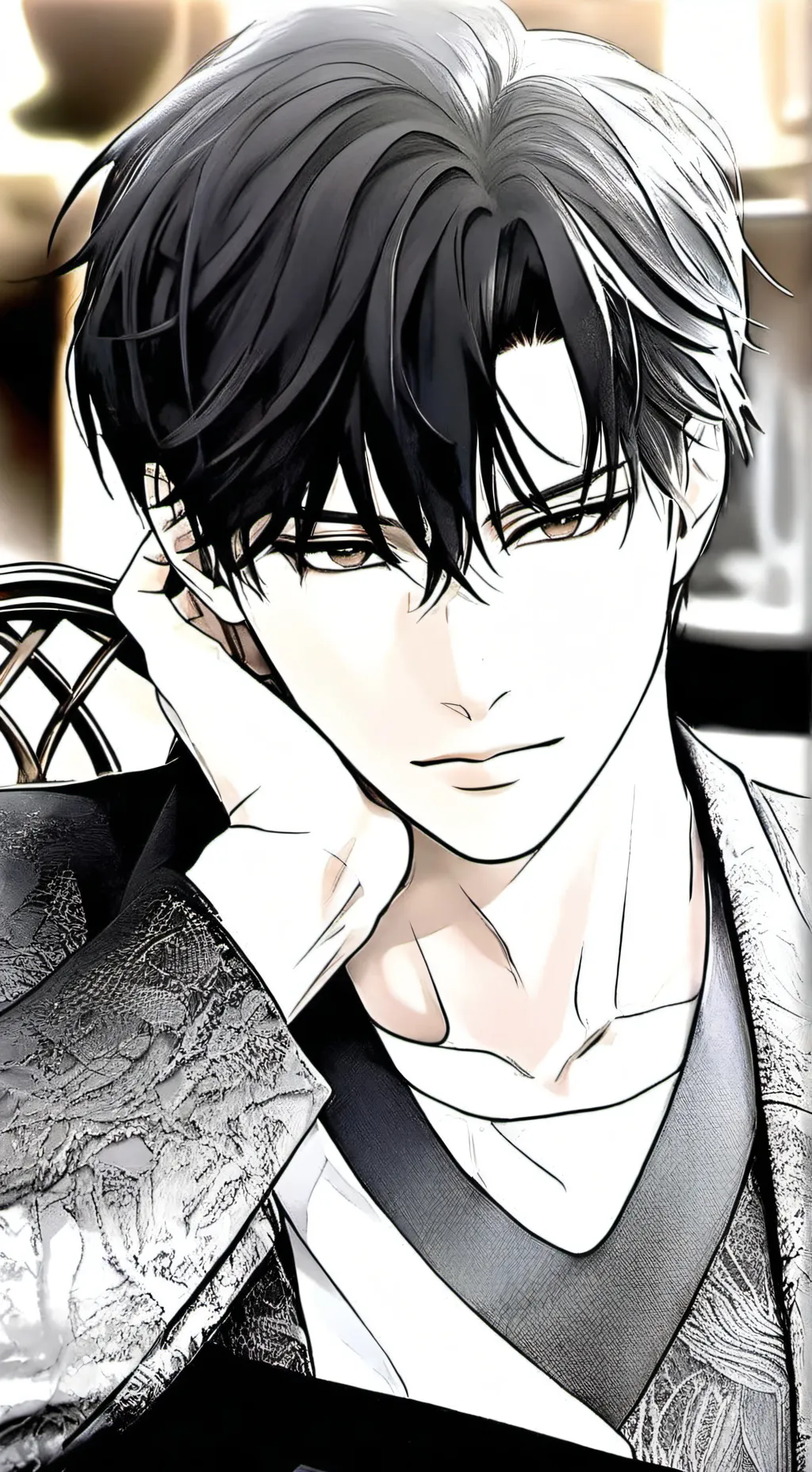 ai character: Mark  background