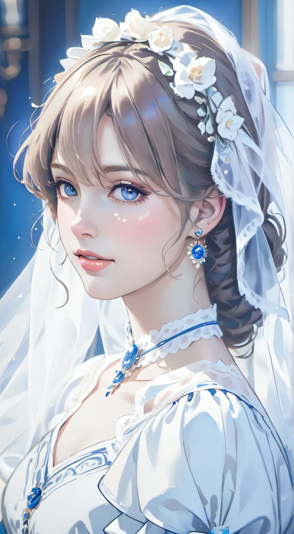 ai character: Jennifer  background