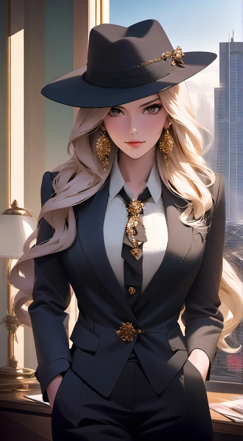 ai character: Veronica  background