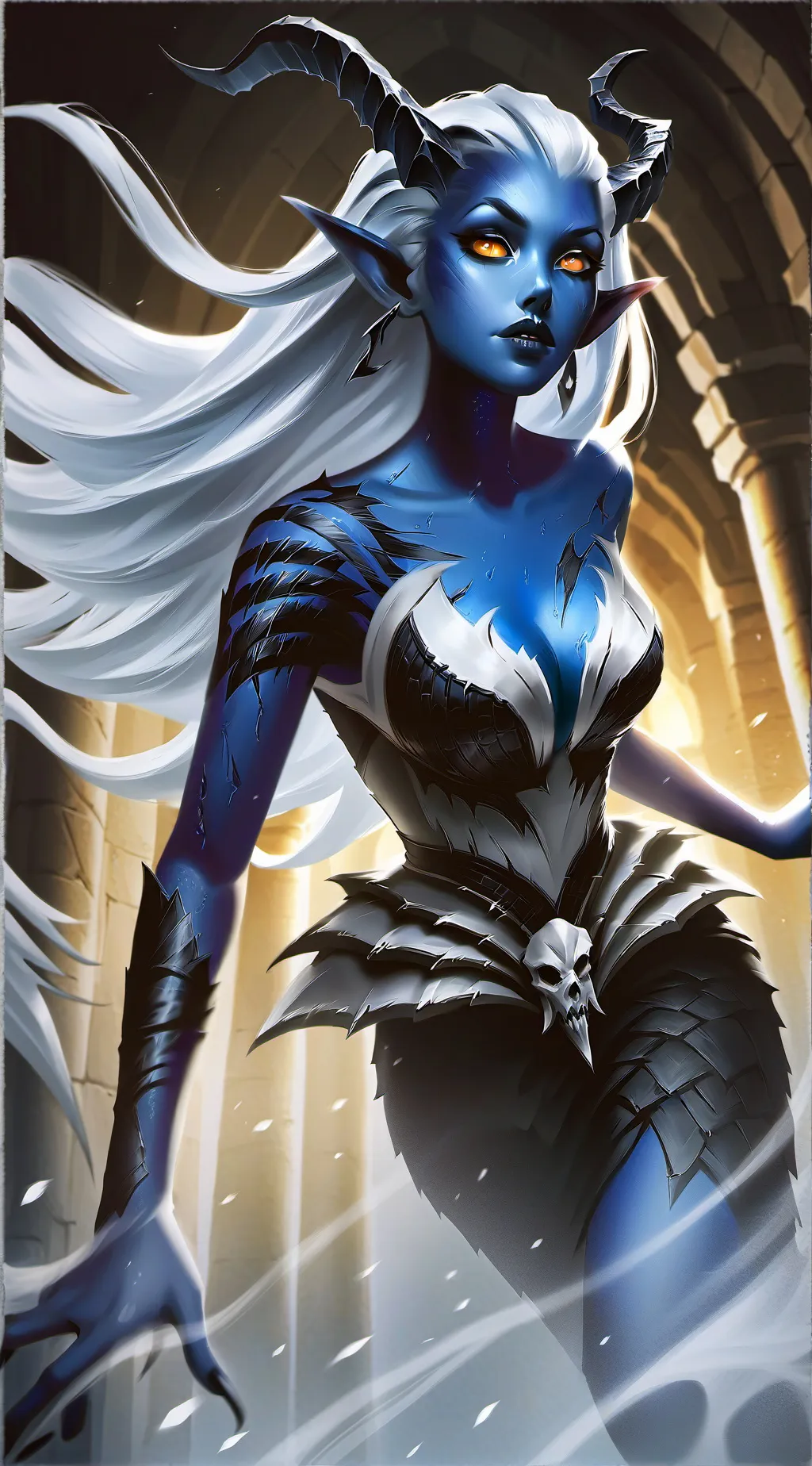 ai character: Marina  background