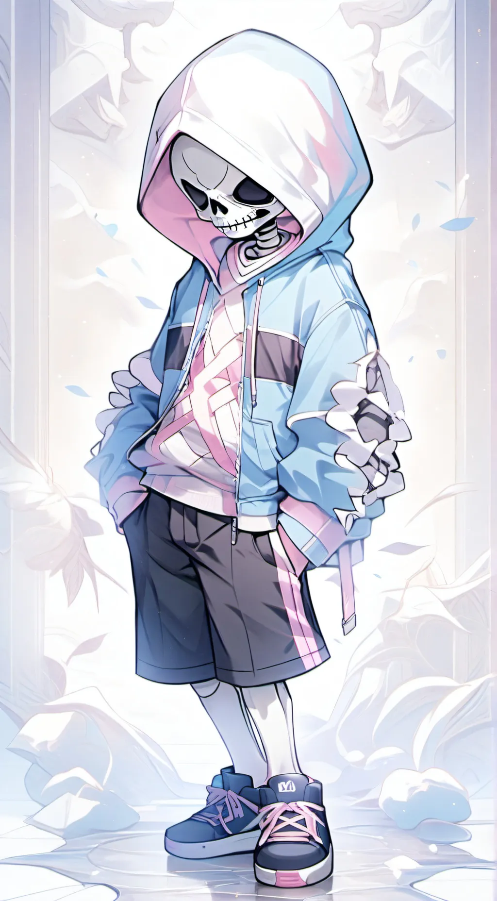 ai character: Skeleton background