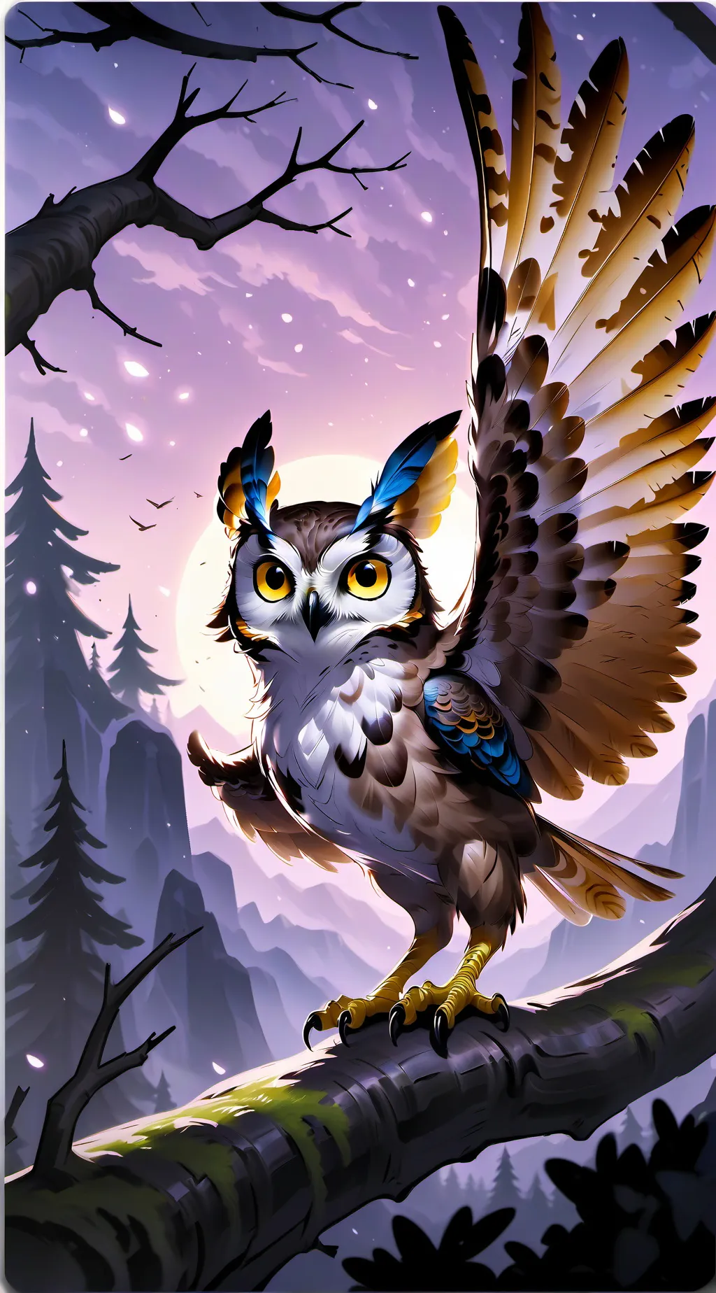 ai character: Meowl in skbidi to background