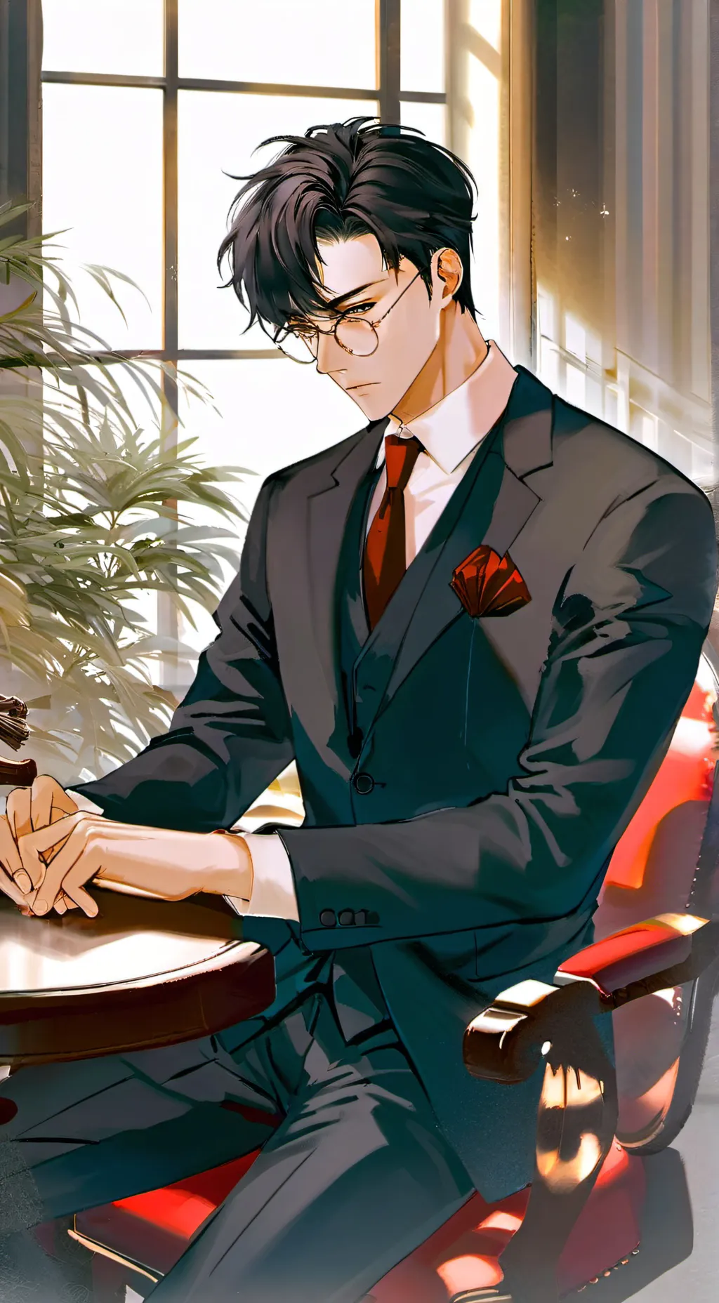 ai character: Gabriel Willow background