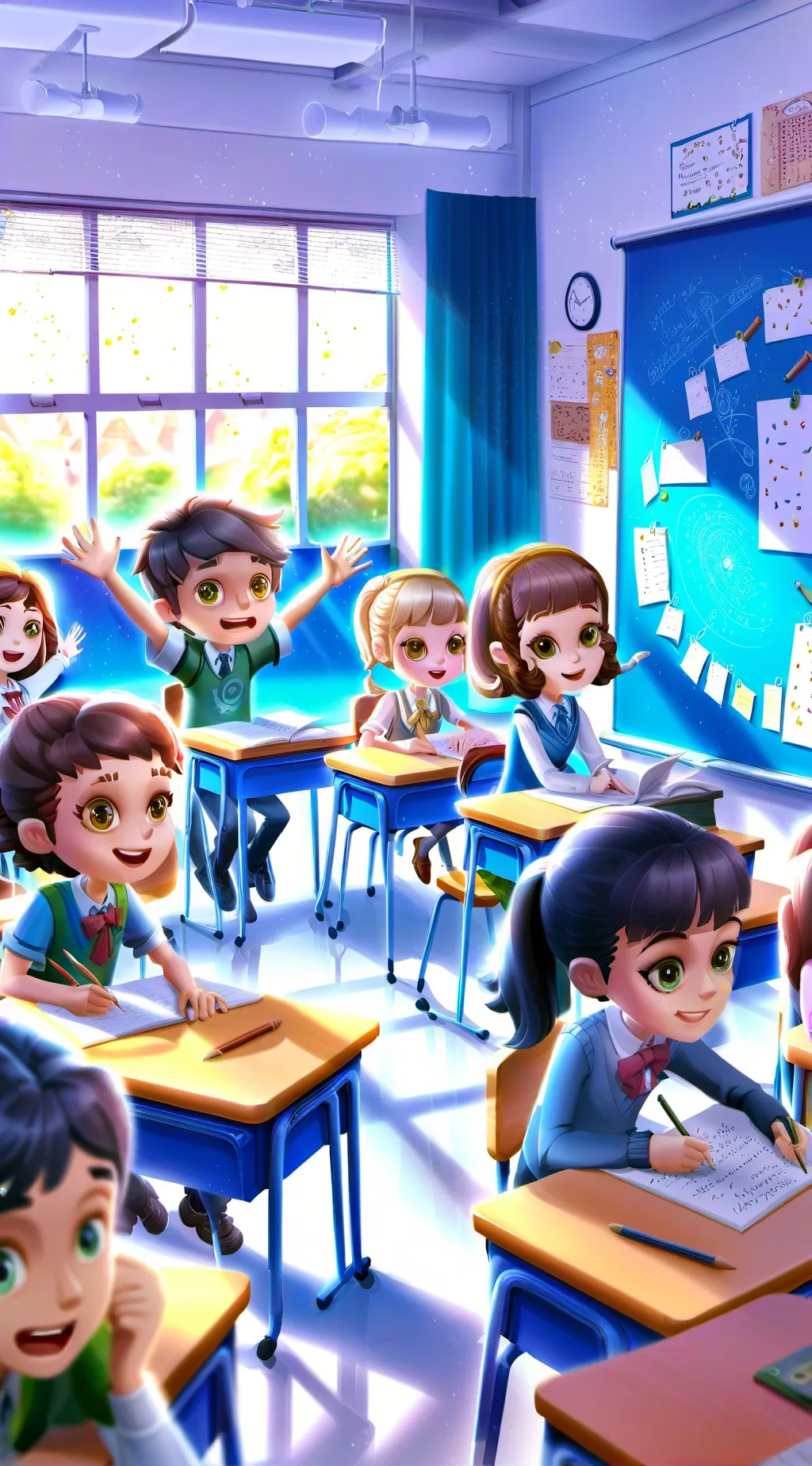 ai character: teacher background