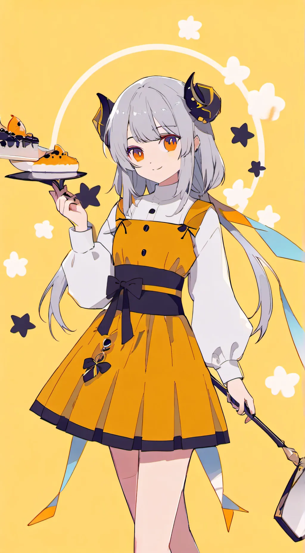 ai character: Moonlight background