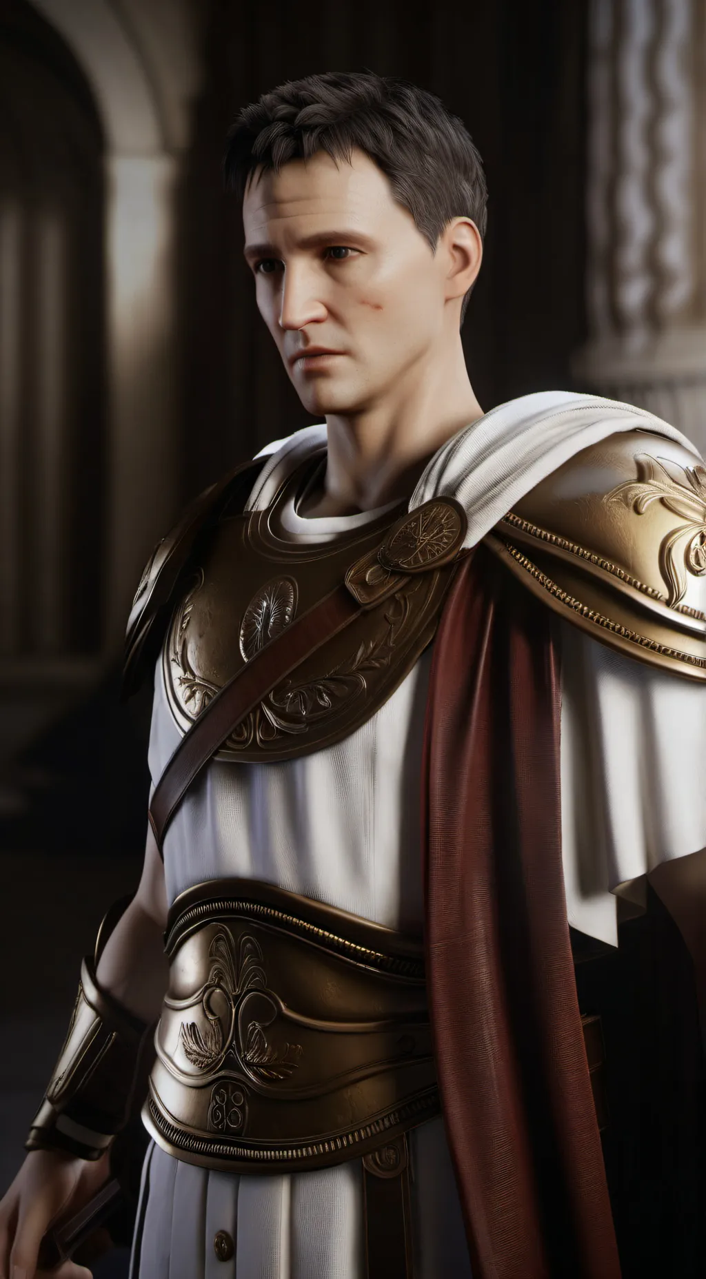 ai character: Julius Caesar￼ background