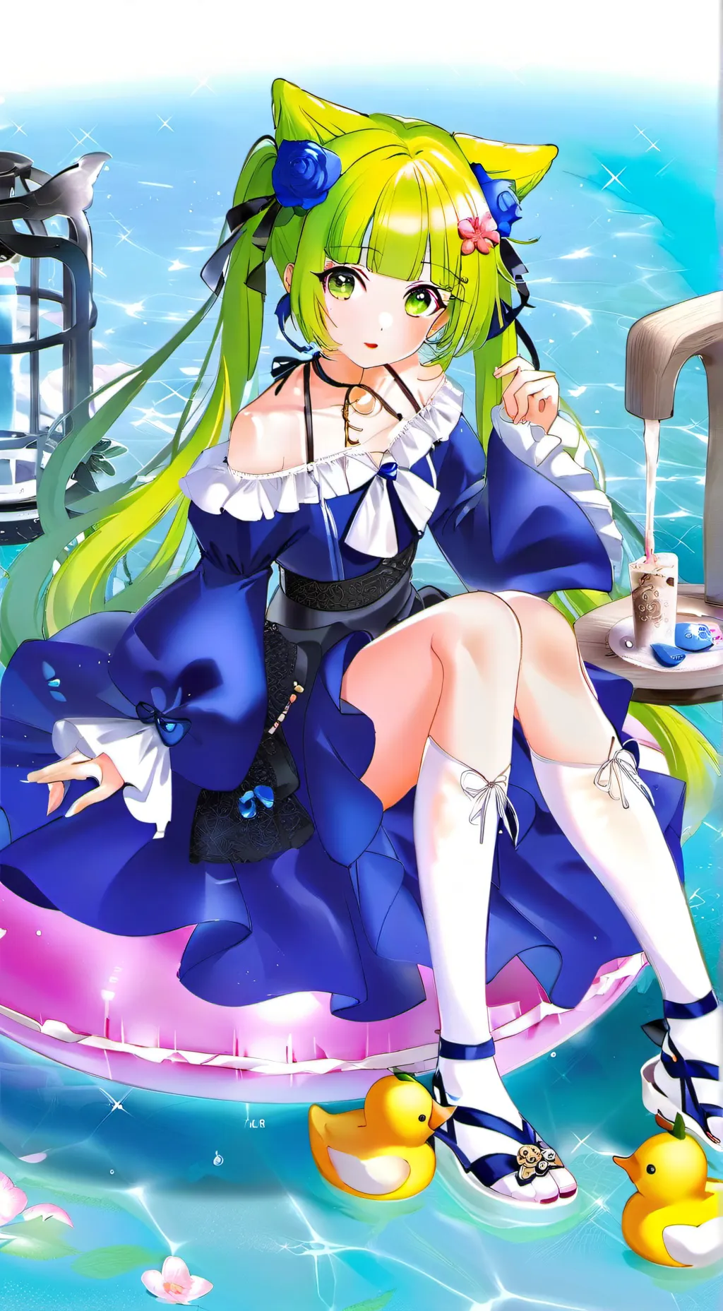 ai character: karol la mas boni background