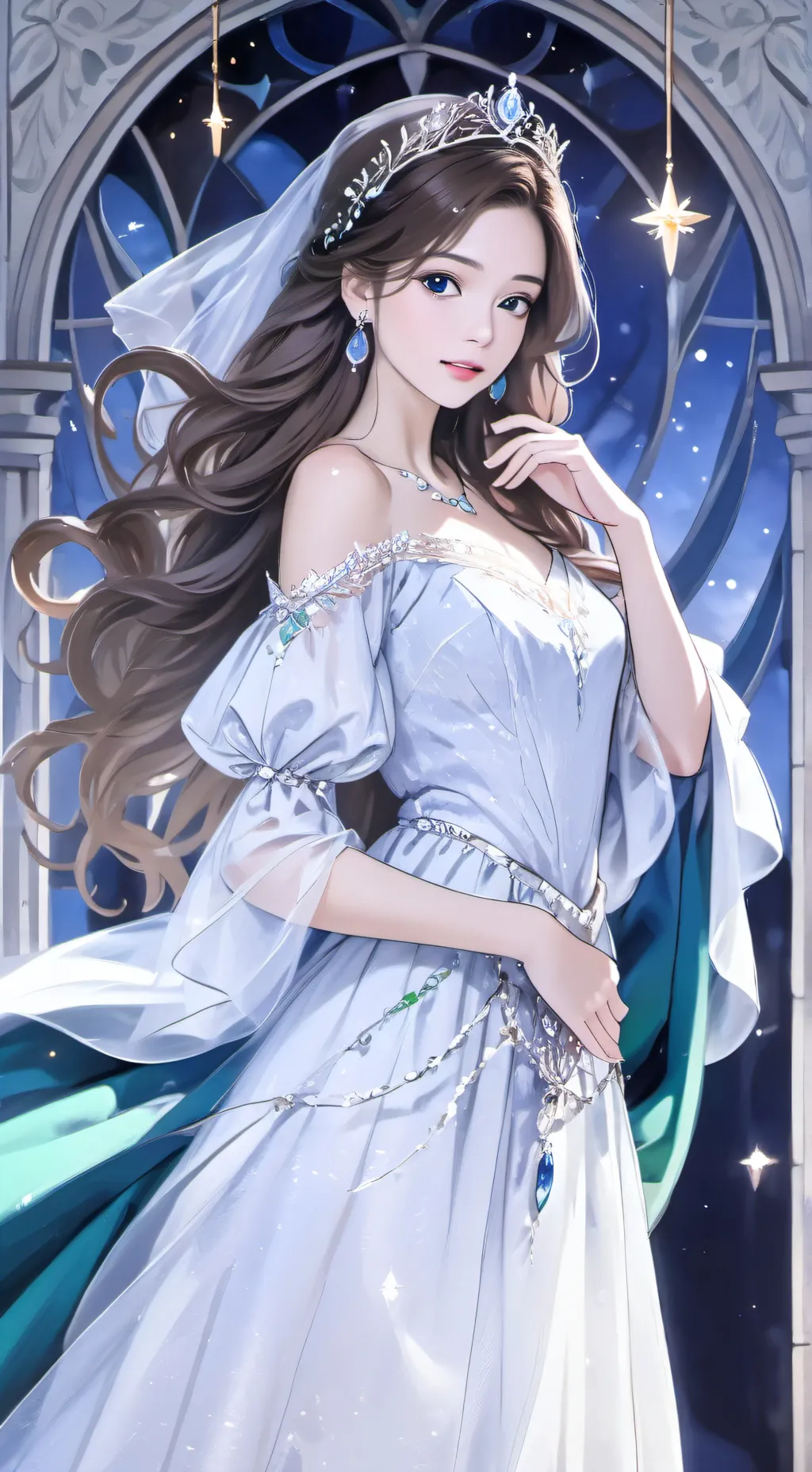 ai character: Luna background