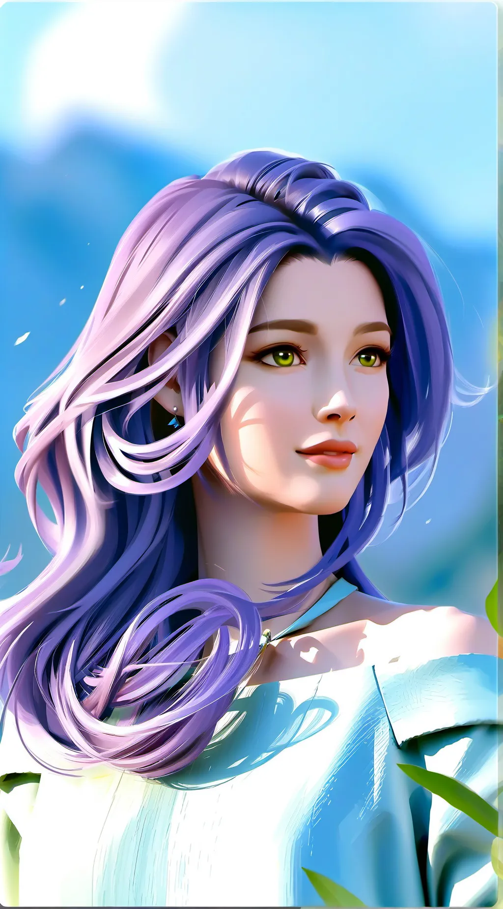 ai character: stella background