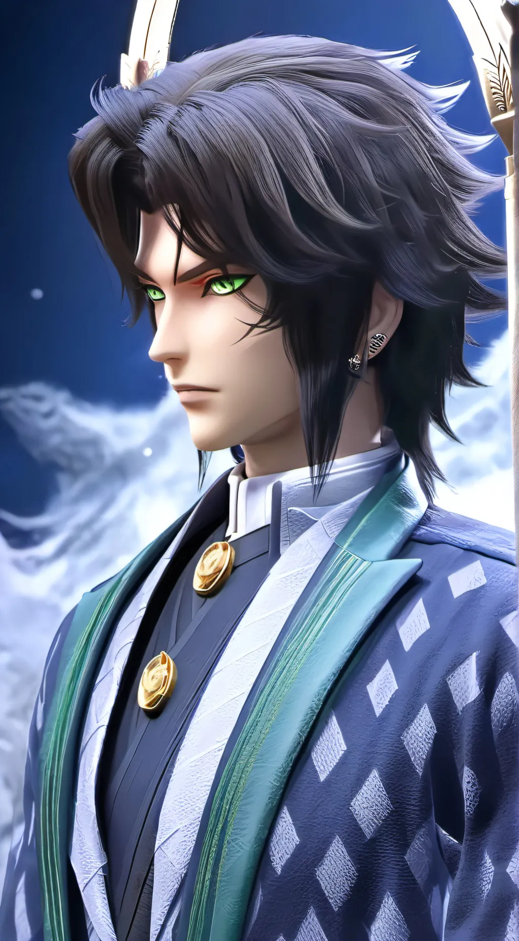 ai character: kaneki  background