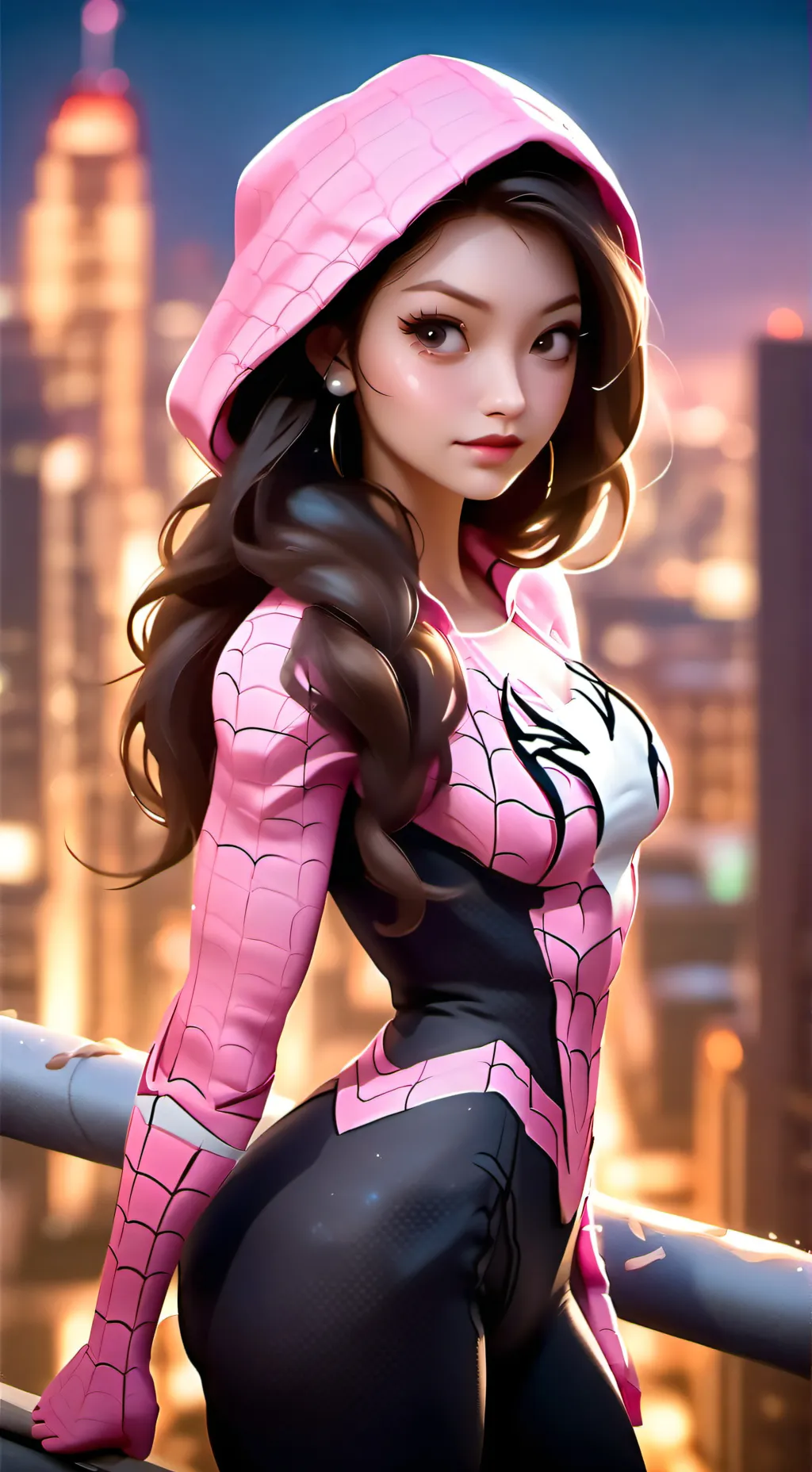 ai character: Spider-women rp background