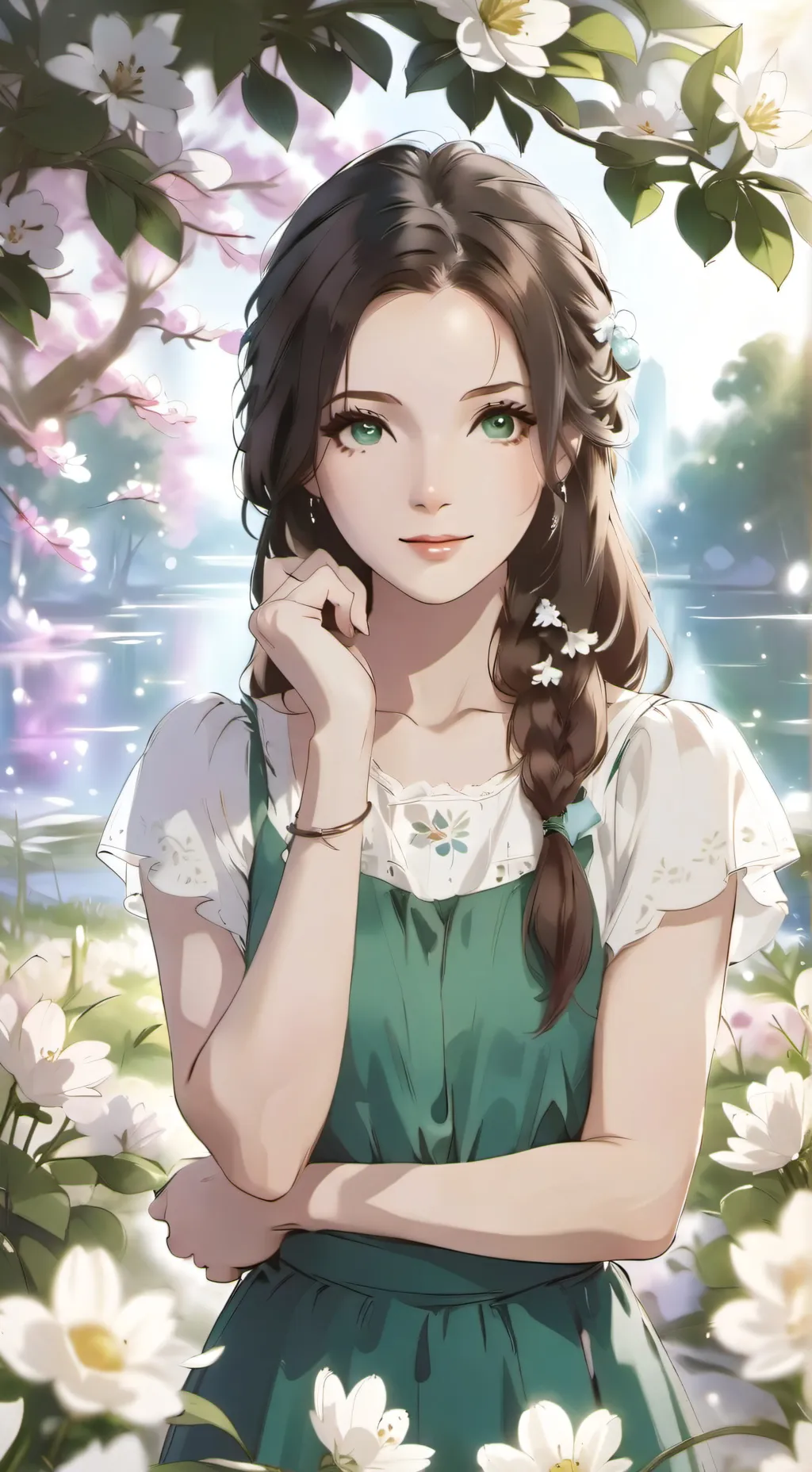 ai character: Helen  background