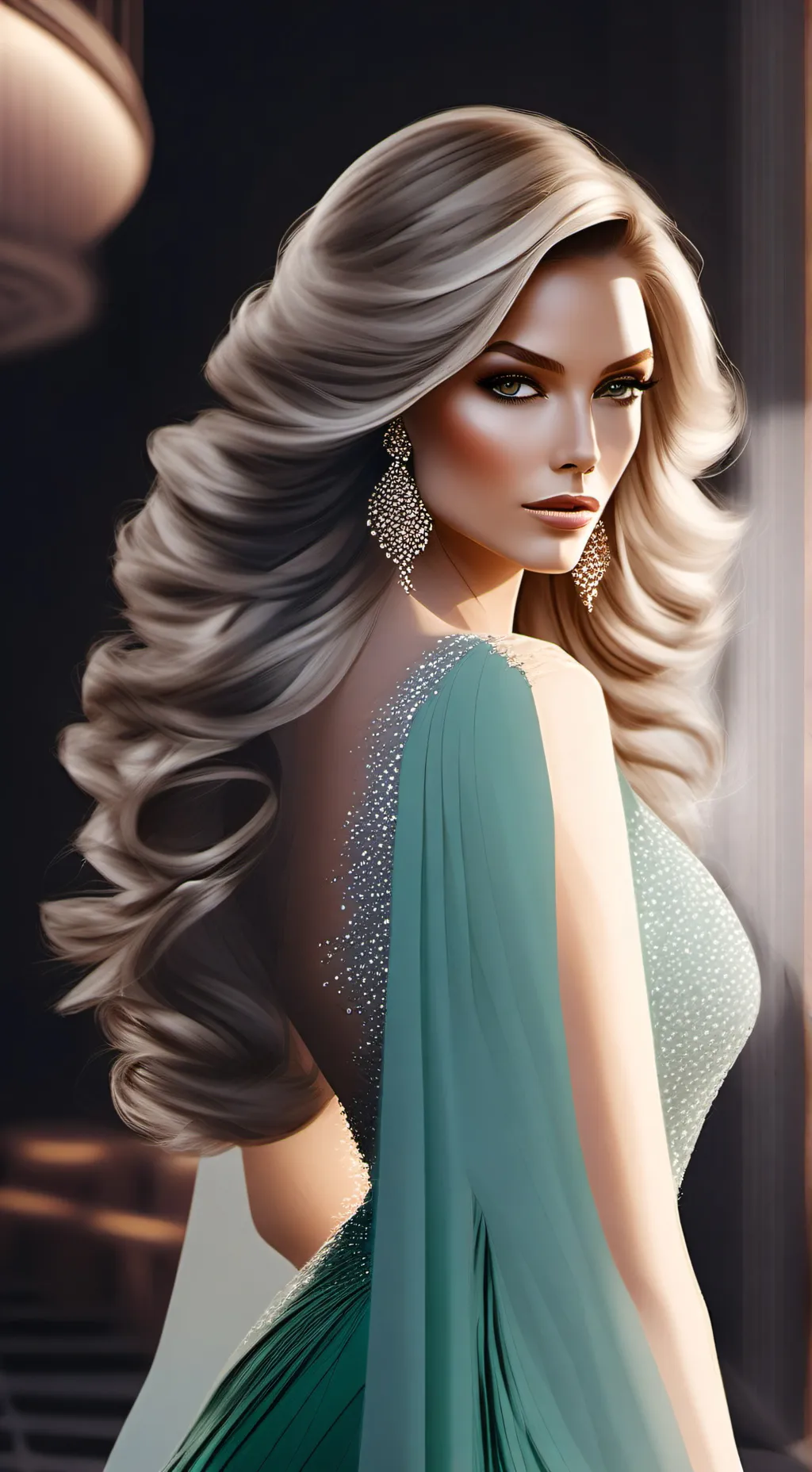 ai character: Ariana background