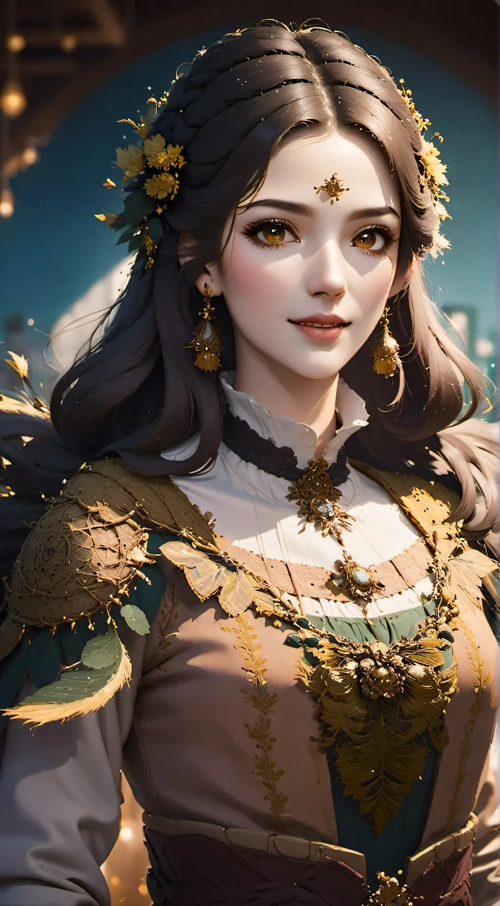 ai character: Далия background