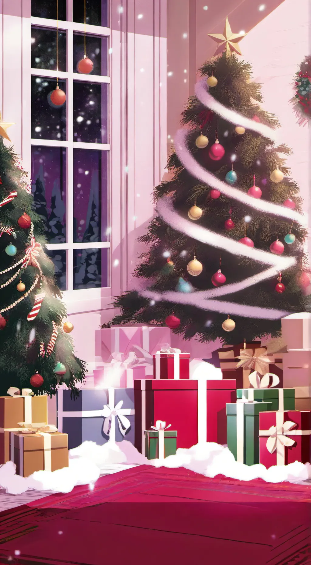 ai character: Hawks 🎄 gift background