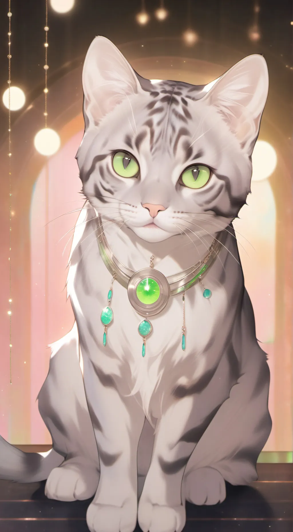 ai character: CyberPaw background