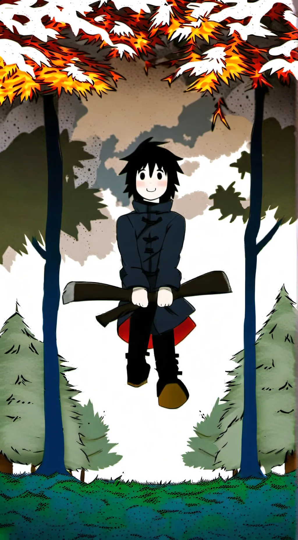 ai character: forsaken pick meh background