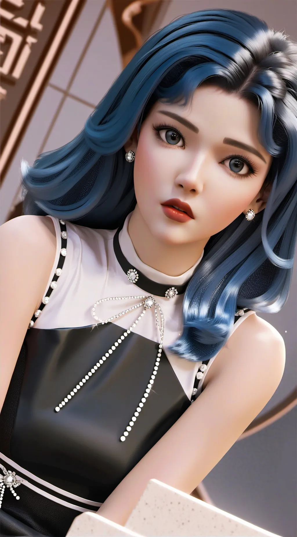 ai character: Yevaxdillxdoll background