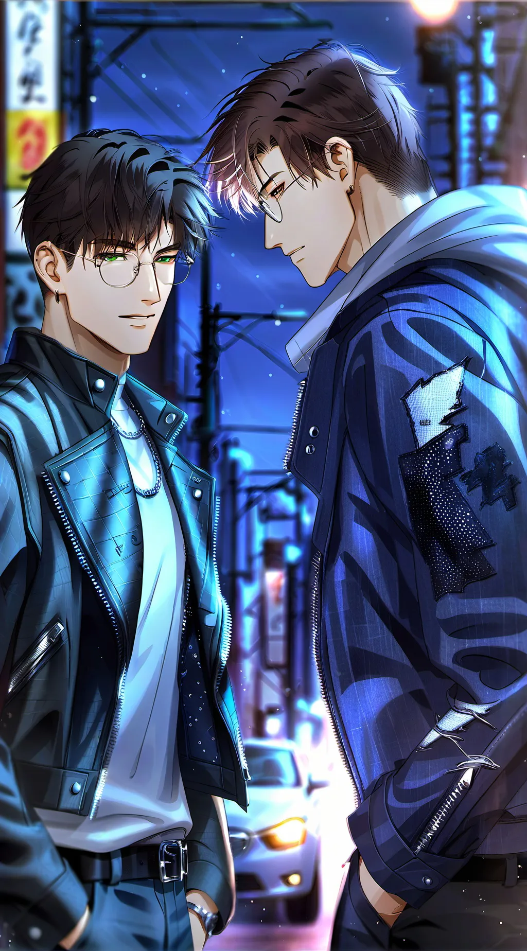 ai character:  shadow and xavier background