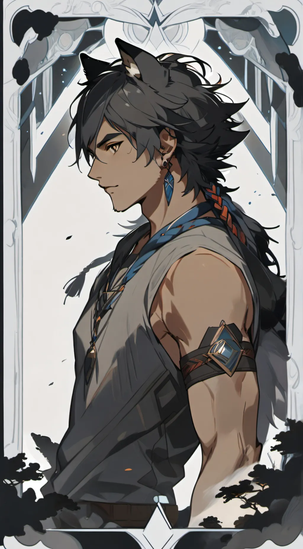 ai character: Hunter background