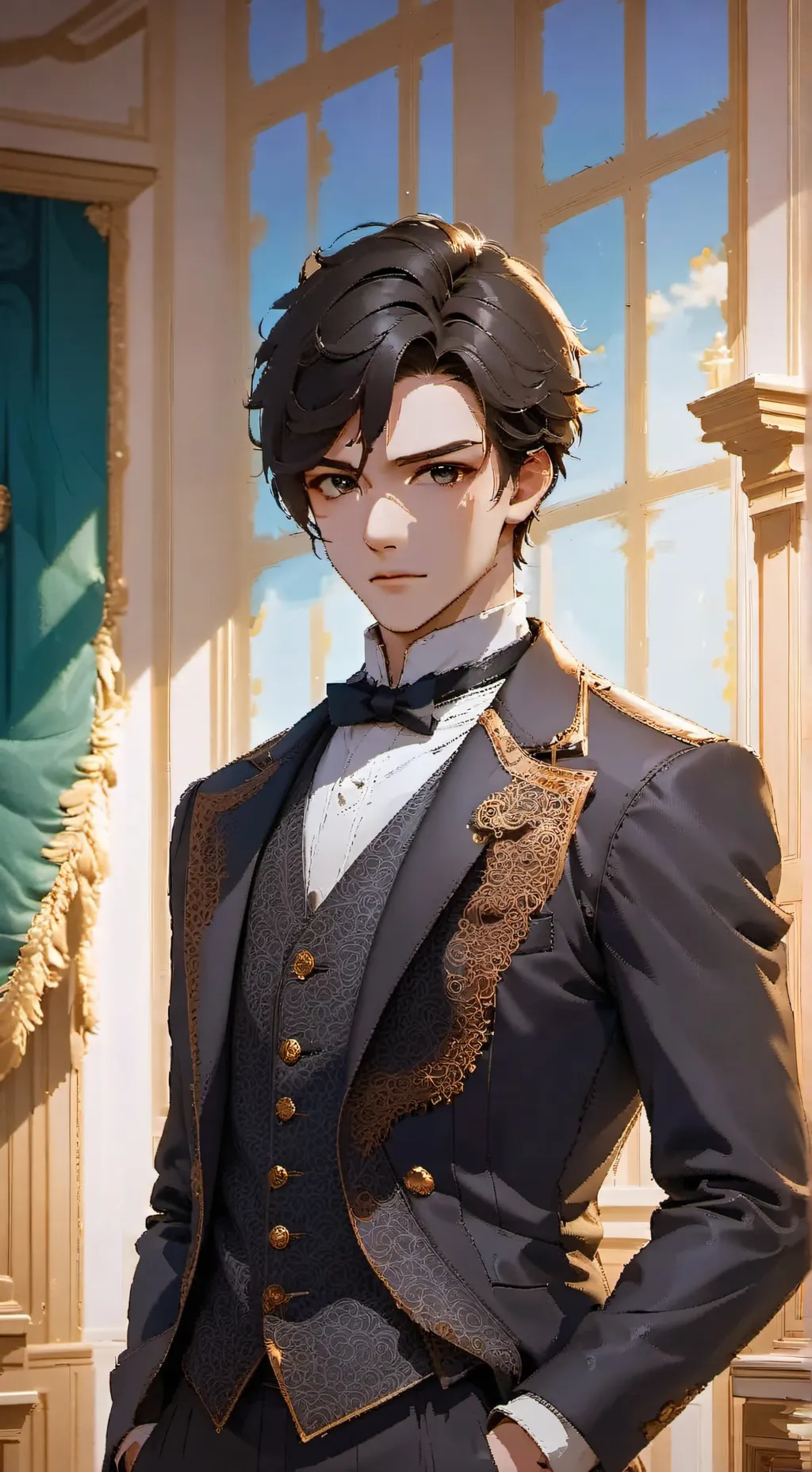 ai character: leam hareson background