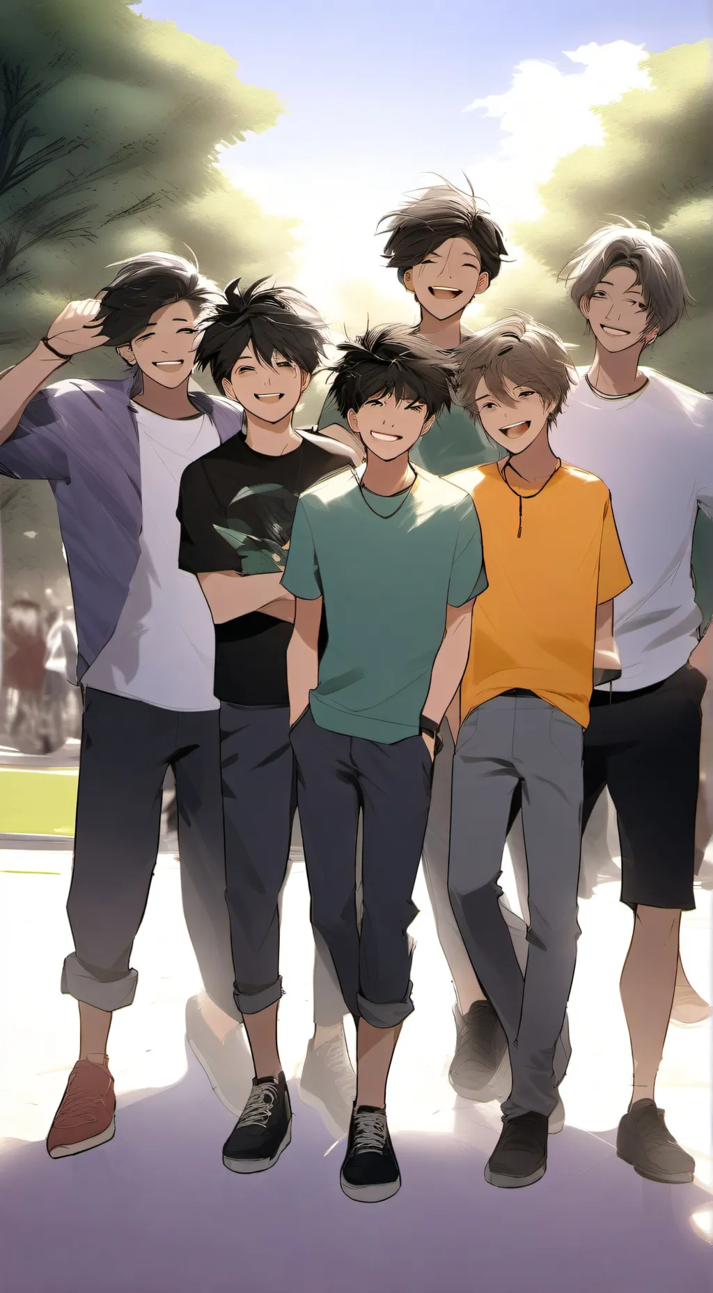 ai character: the boy group  background