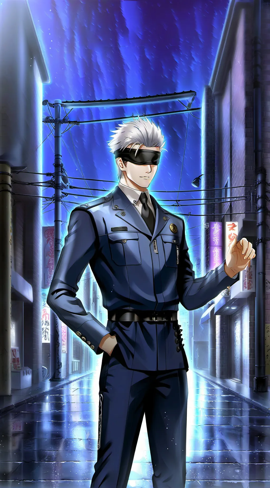 ai character: Gojo  background