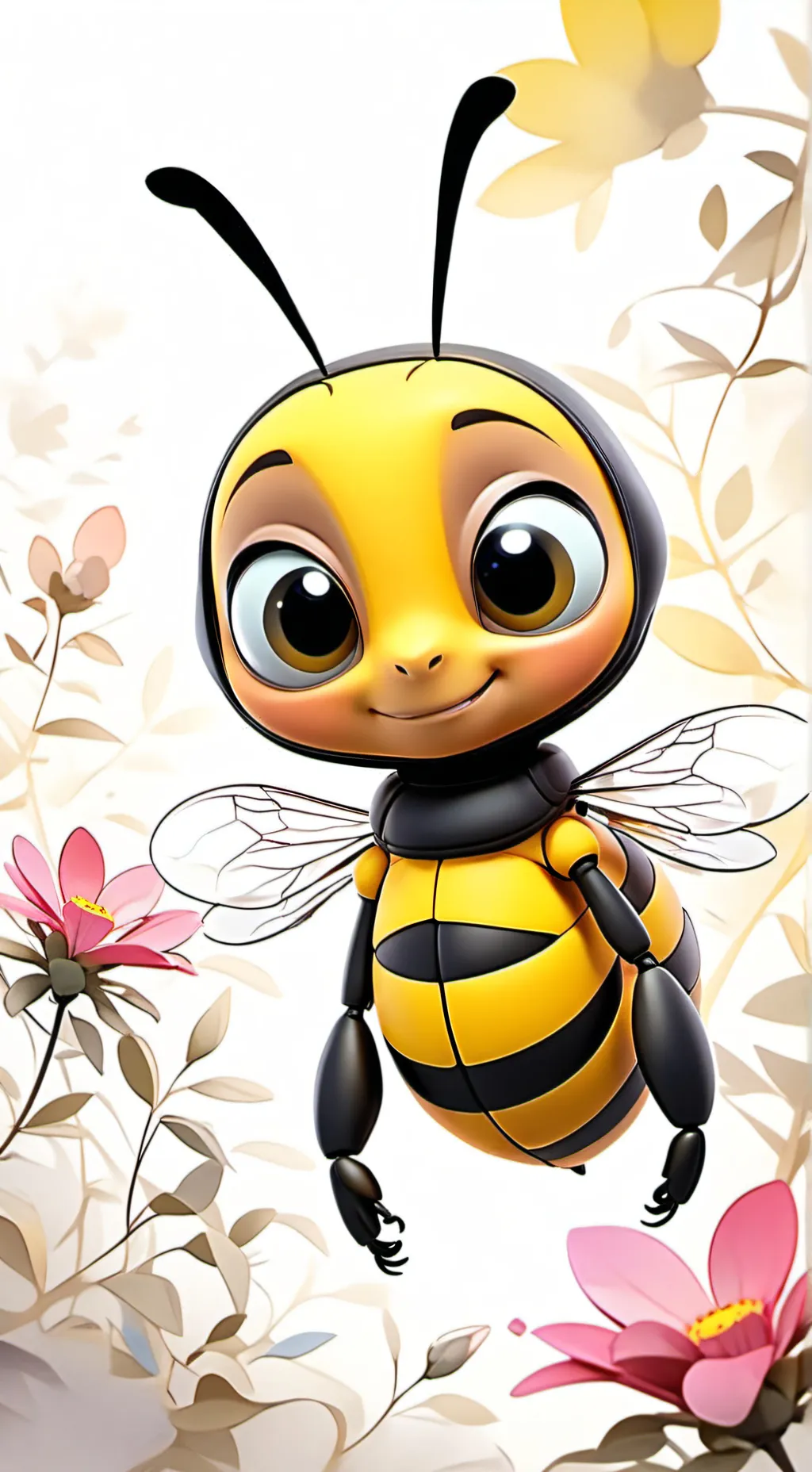 ai character: beee background