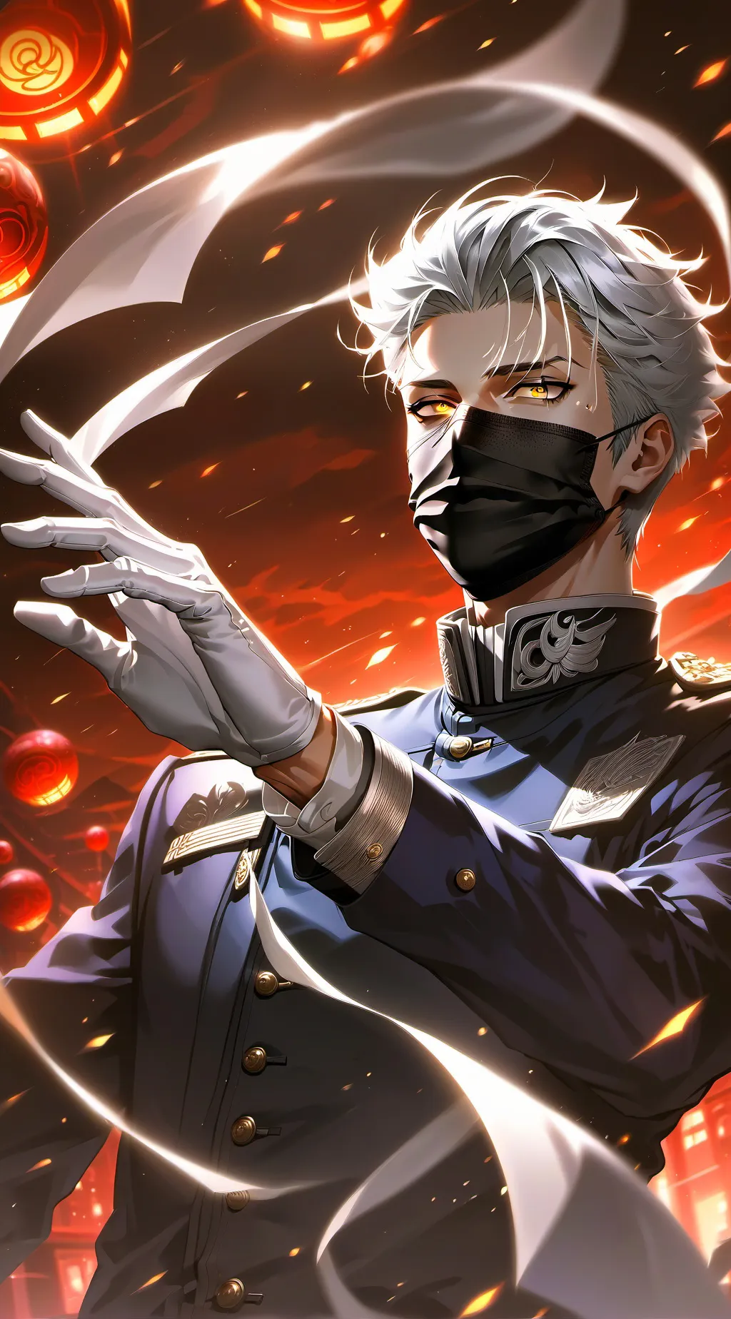 ai character: Gojo Satoru background