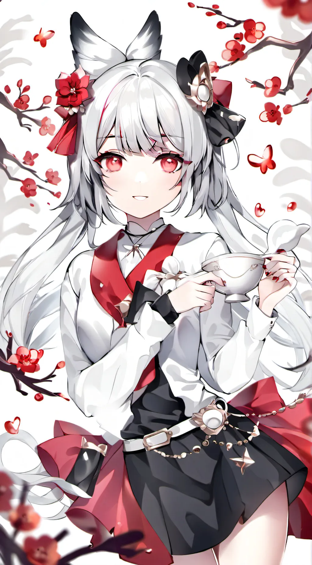 ai character: MHA beauty rank background