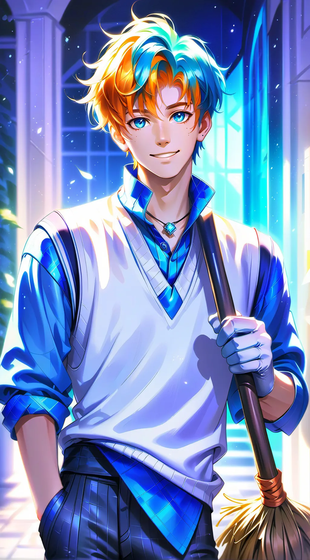 ai character: El Despistado Compañero de Piso background