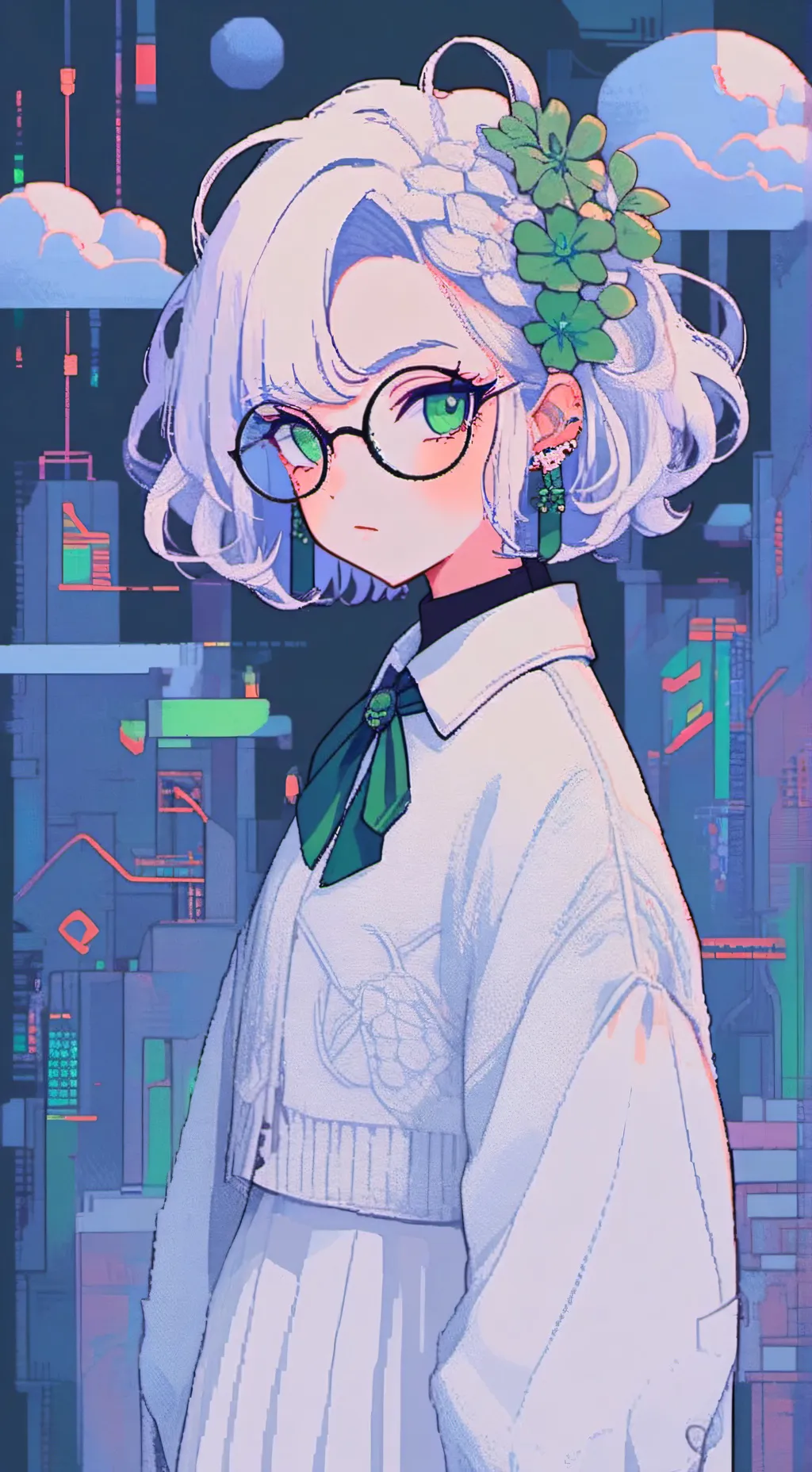 ai character: 99 N.E.E.B background