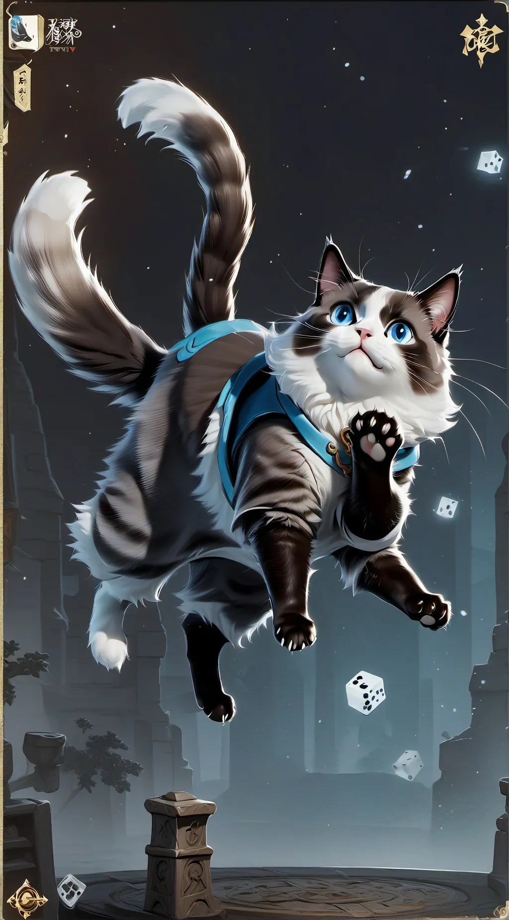 ai character: Coconut background