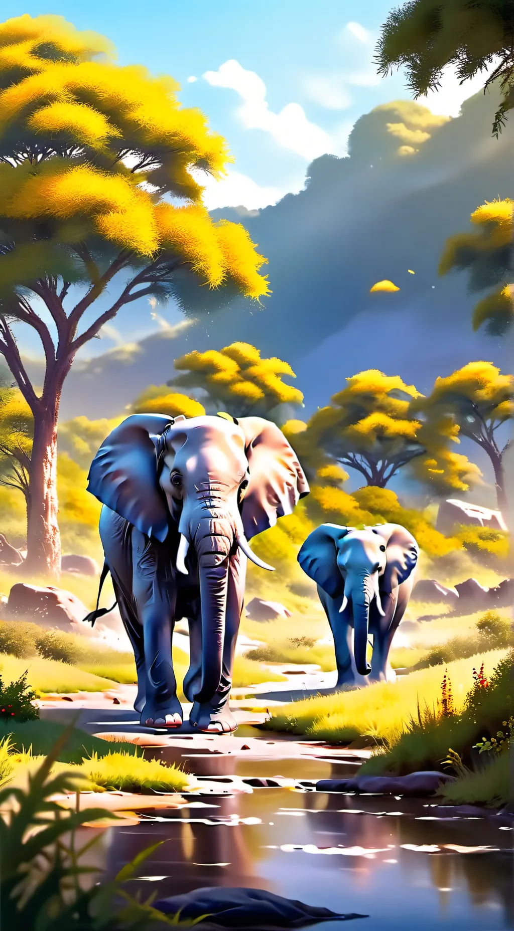 ai character: E background