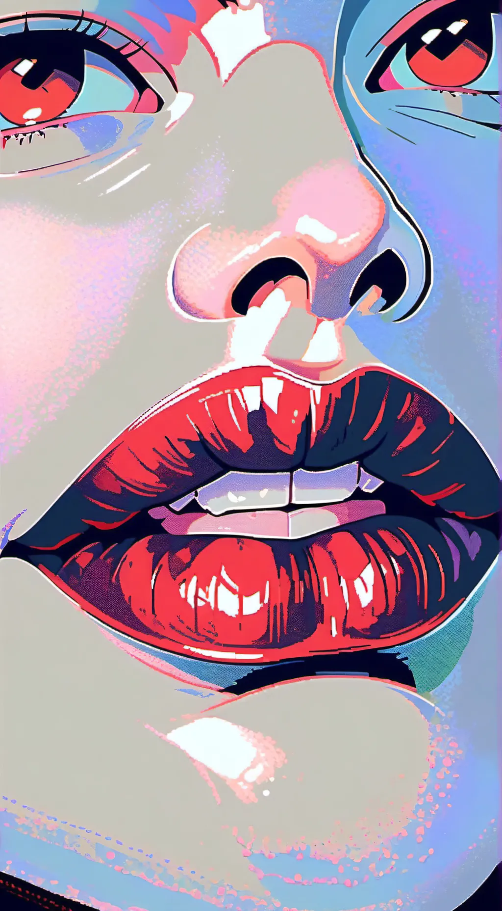 ai character: don't get kissed background