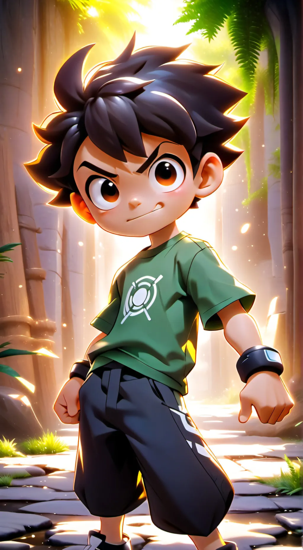 ai character: ben10 background