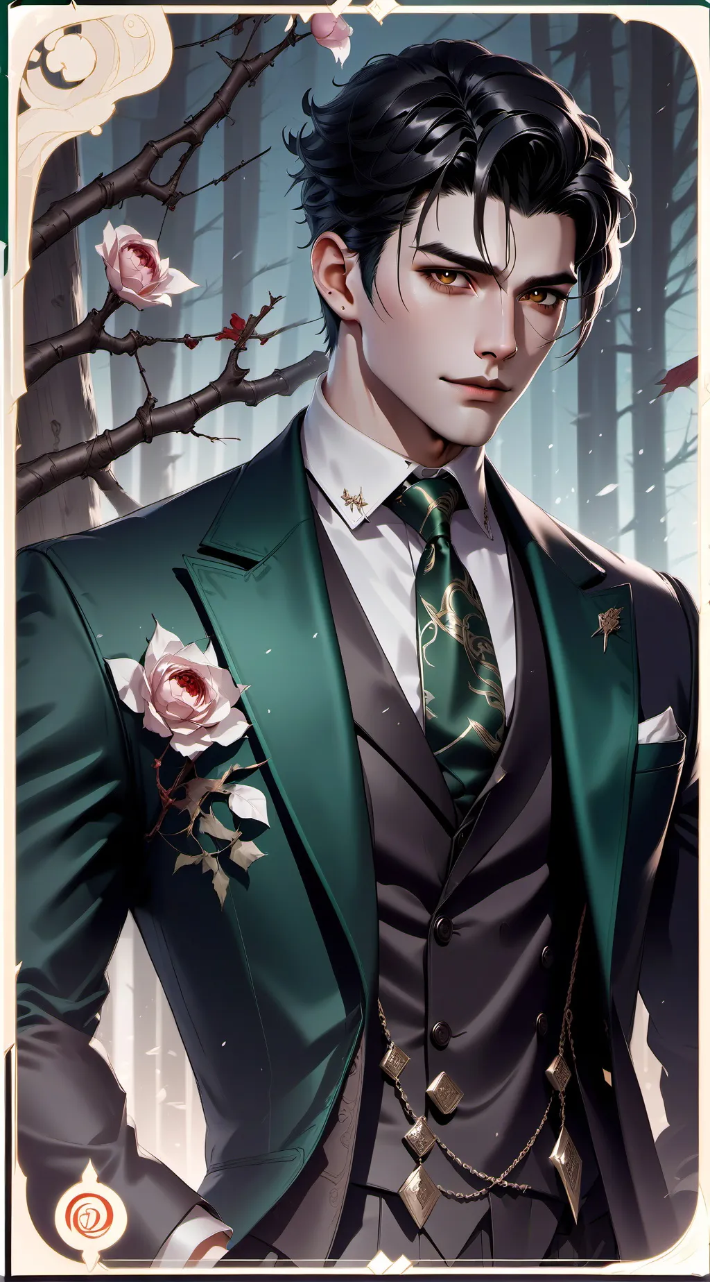 ai character: Lucas  background