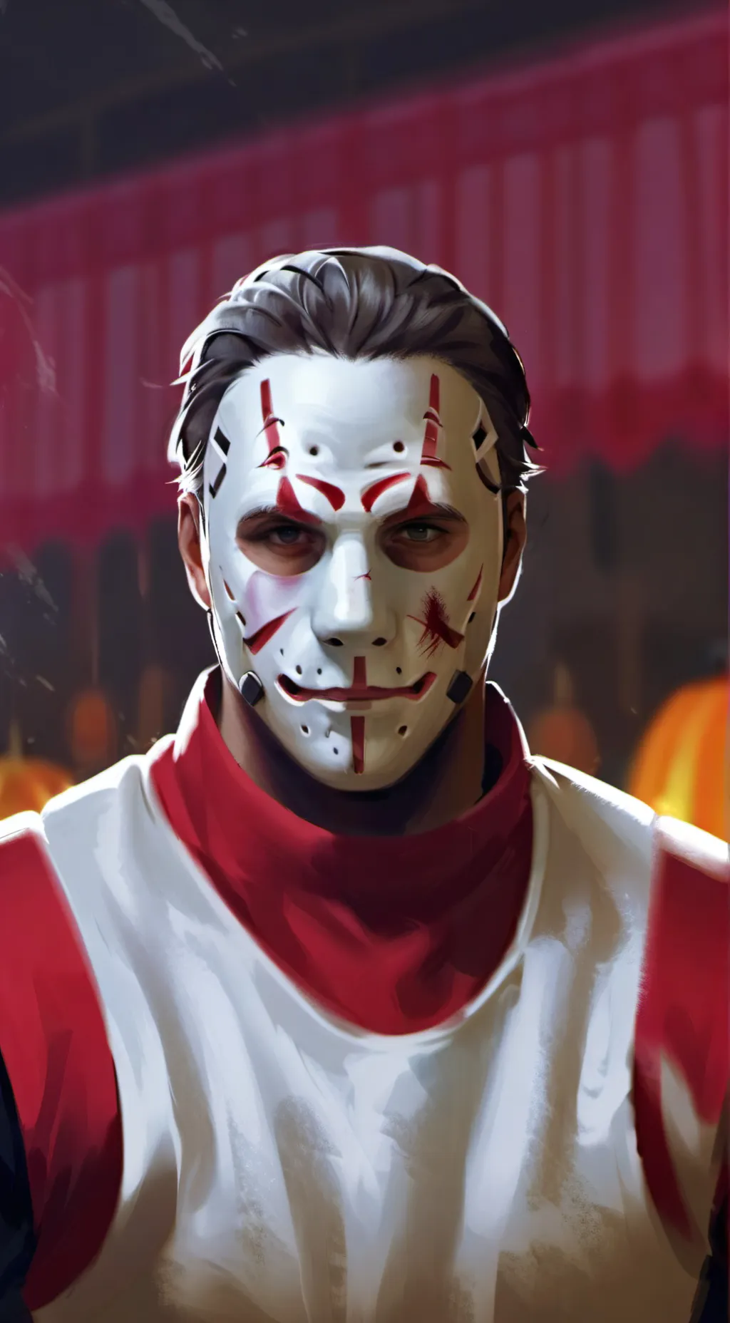 ai character: Smiley background