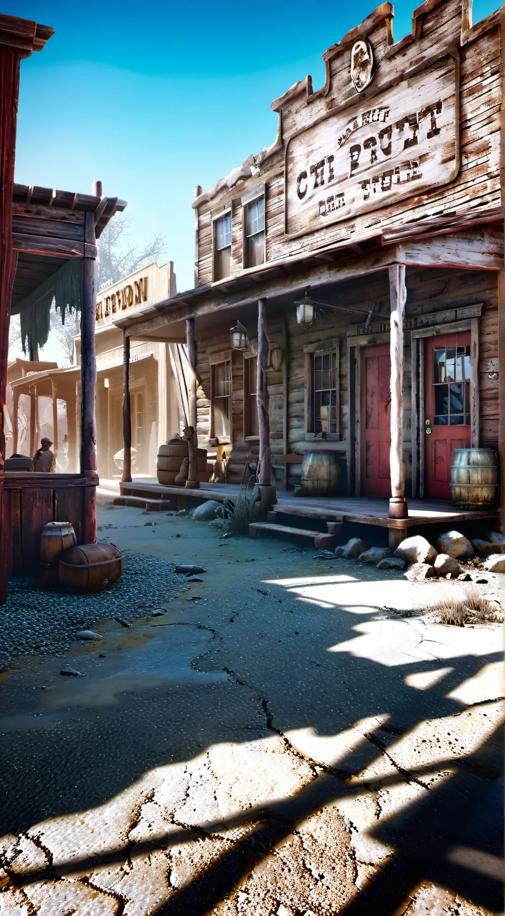 ai character: Wild West background