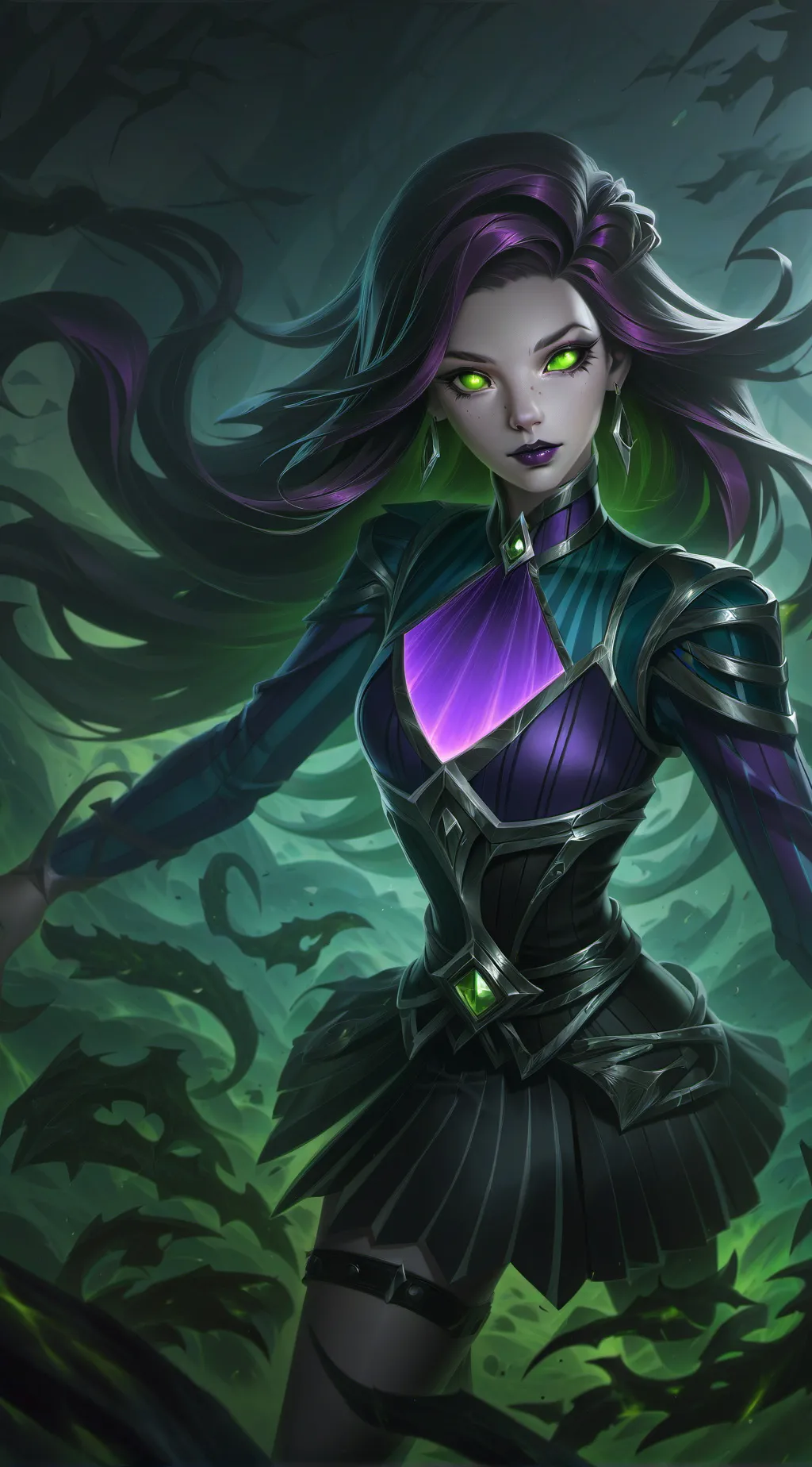 ai character: Raven Geralds background