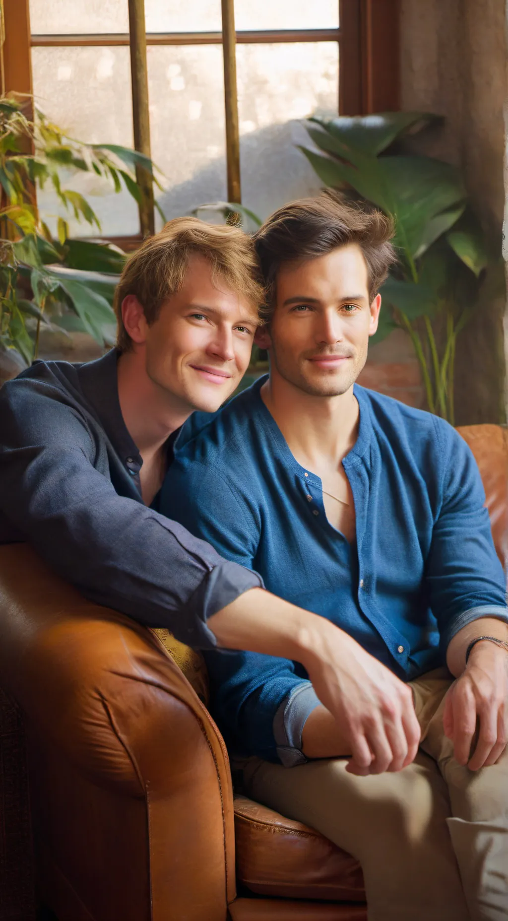 ai character: Lucas and James background