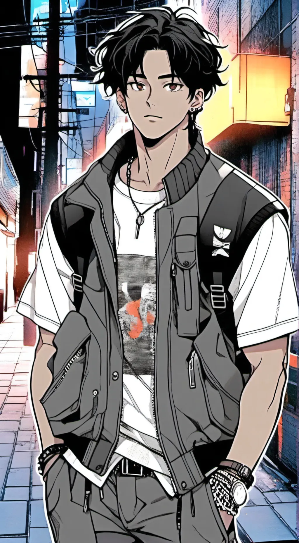 ai character: Apex background