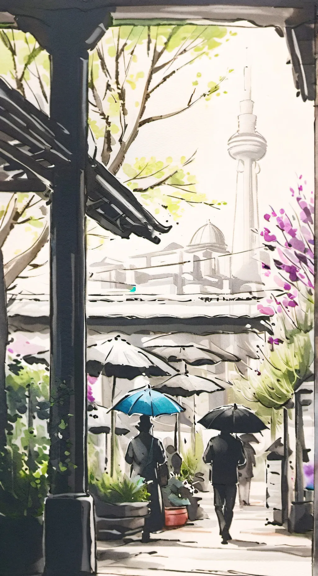 ai character: MHA x Merlina background