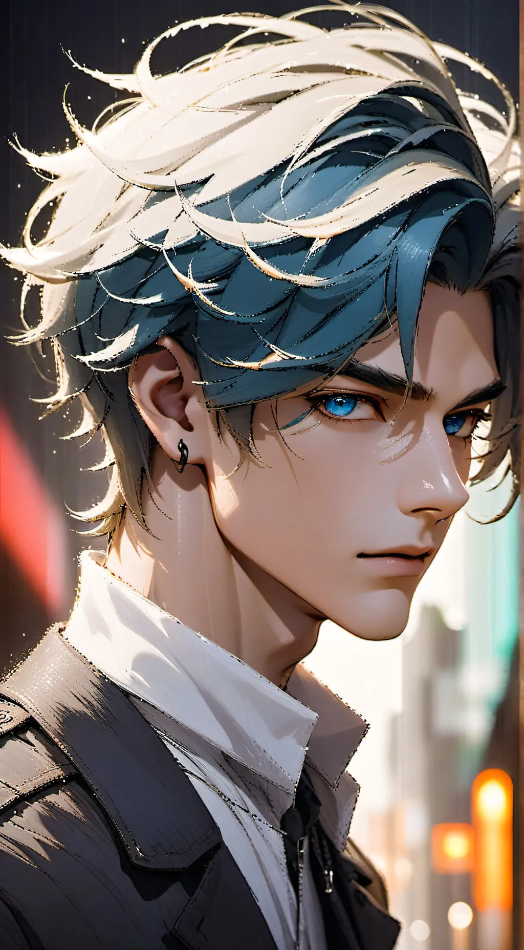 ai character: Louis  background