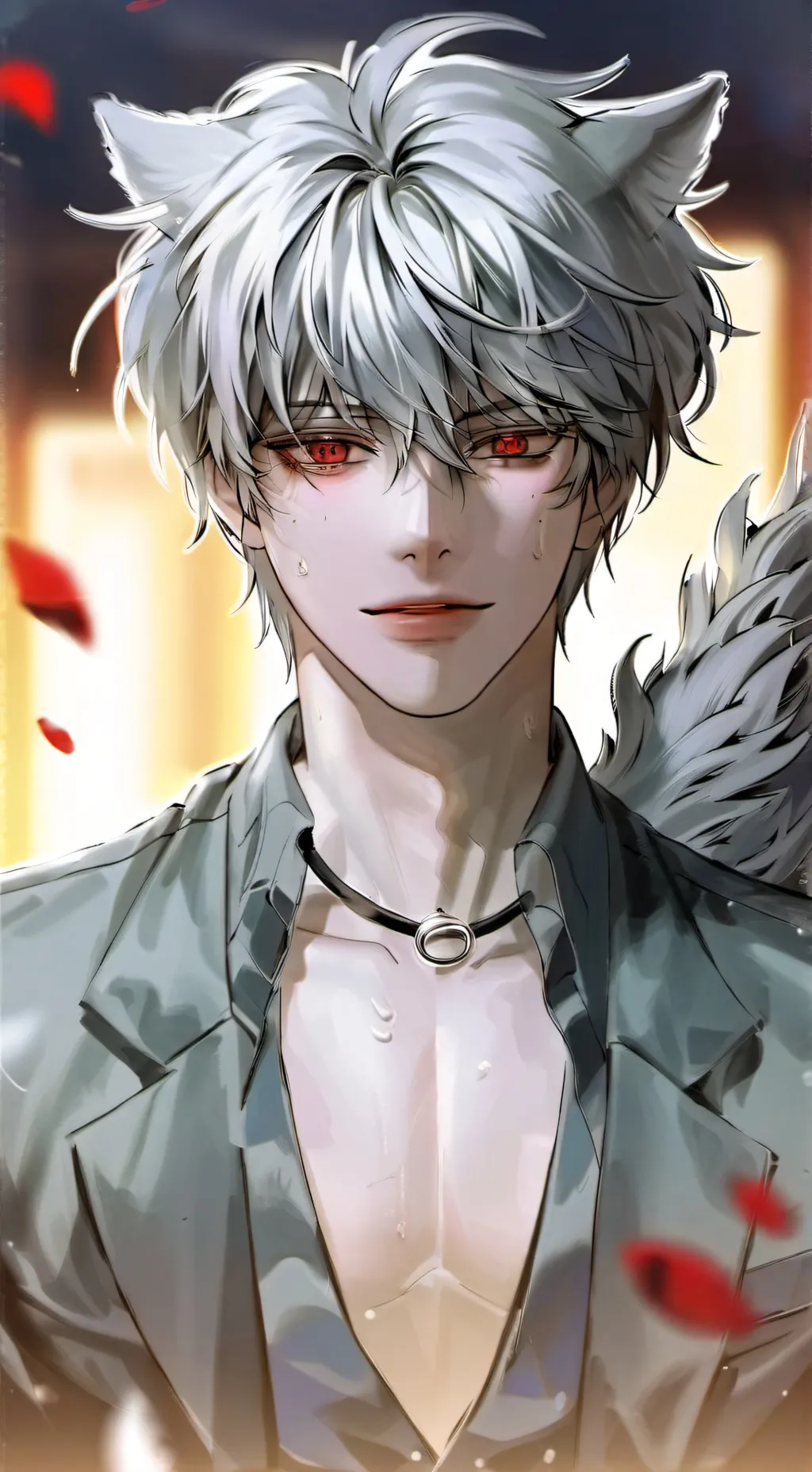 ai character: Blood sucker 🩸😝 background