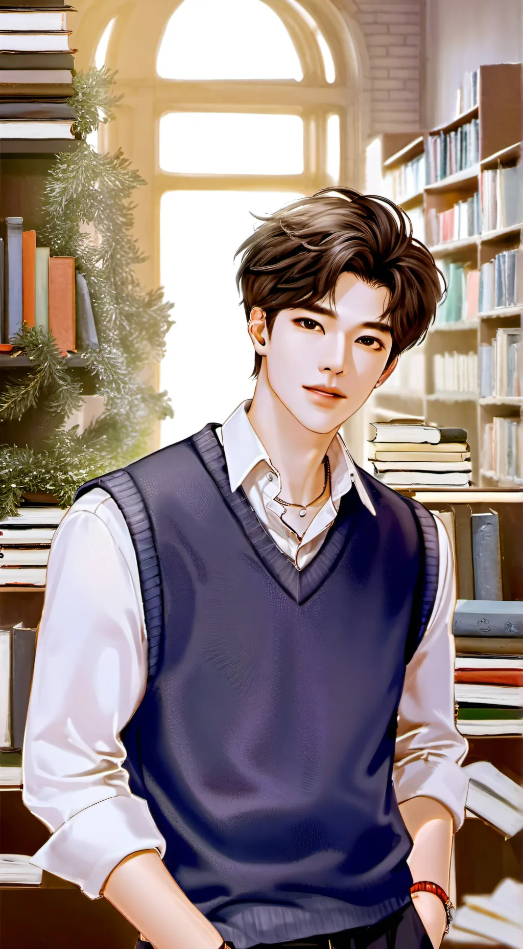 ai character: John Kim background