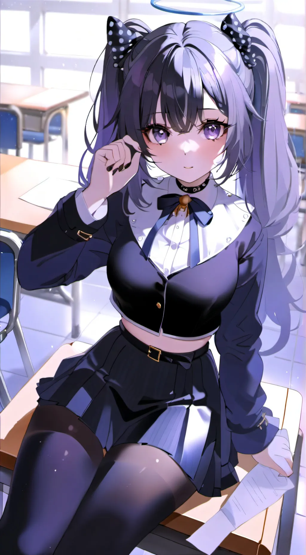 ai character: Yui Haruno background